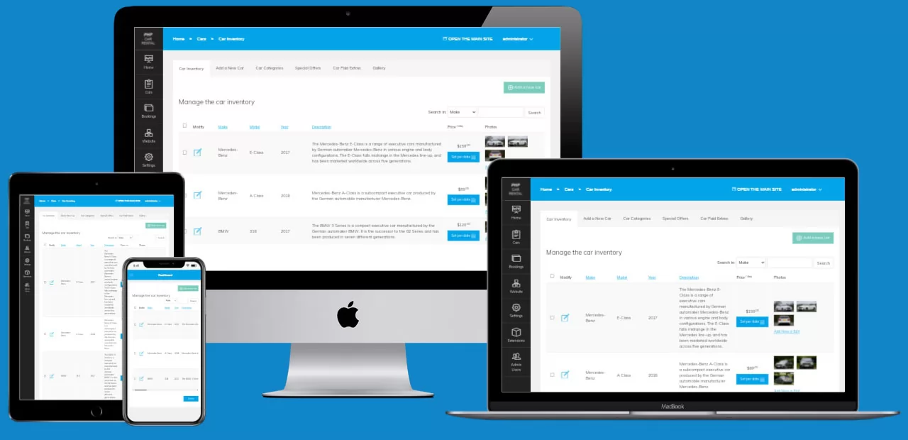 php car rental script php car rental website features